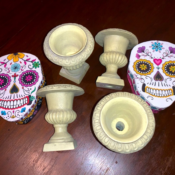 NWT’s Lancaster Market Set of 4 Candle🕯Holder’s &/Or Set of 4 Mini Planter’s🪴 - Picture 14 of 16